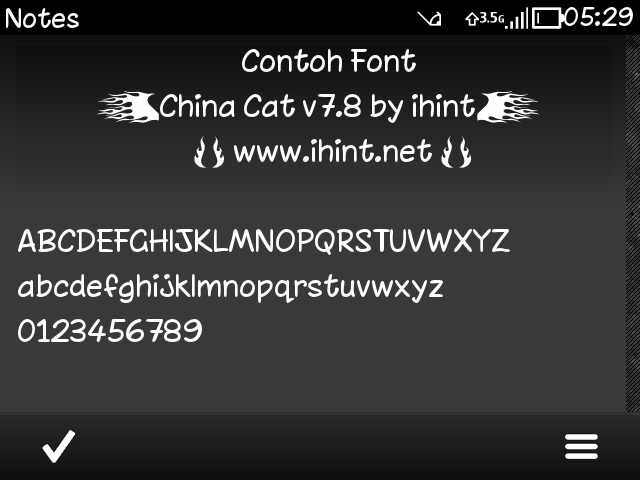 Font Chinacat V7.8 By Ihint